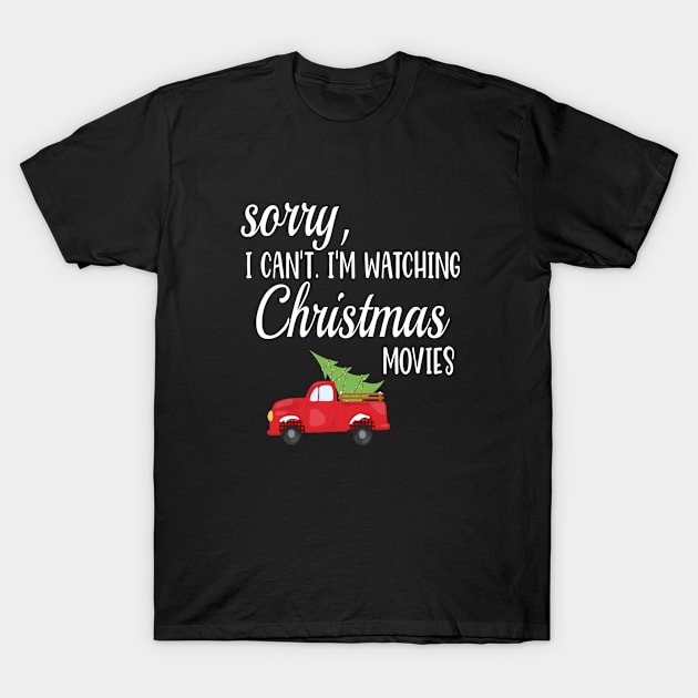 Funny Christmas Movies Fan Gift for Women T-Shirt by JPDesigns